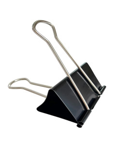 36 Clips de Carpeta Jumbo XuSha 7.62 cm Negro Alta Resistencia