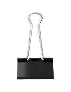 Clip de Oficina Office Depot Grande 5.08 cm Negro Caja 48
