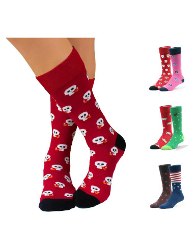 Calcetines Coloridos Yax Socks para Hombres Talla Única