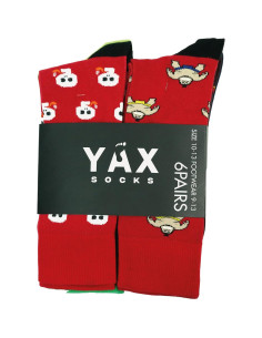 Calcetines Coloridos Yax Socks para Hombres Talla Única 2