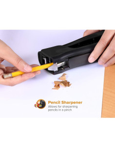 Grapadora de Pie Bostitch Dinamo Ecológica 4 en 1 Negro 2