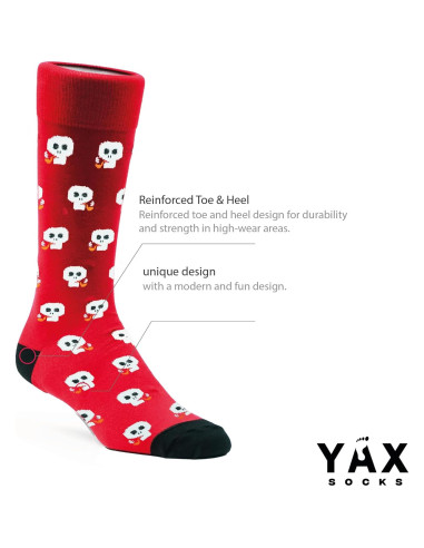 Calcetines Coloridos Yax Socks para Hombres Talla Única