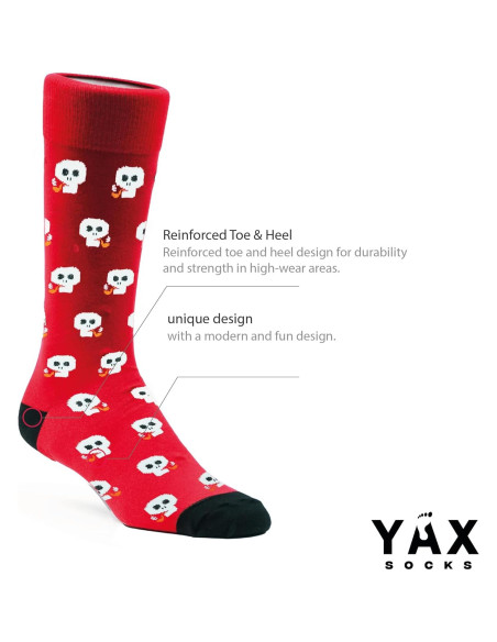 Calcetines Coloridos Yax Socks para Hombres Talla Única