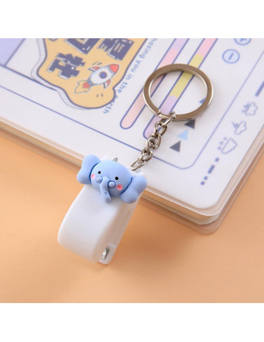 5 Mini Grapadoras Portátiles Tofficu con Llavero - Animales