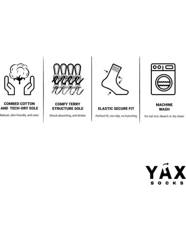 Calcetines Coloridos Yax Socks para Hombres Talla Única