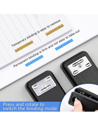 Grapadora de Oficina IMLIKE Negra con 2000 Grapas 25 Hojas