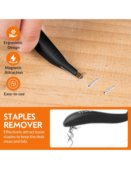 Grapadora de Uso Ligero THINKWORK Gris con 1600 Grapas JT21