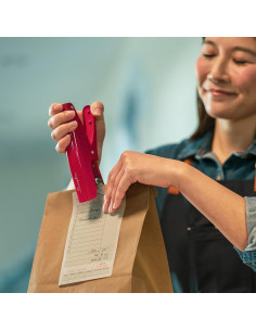 Grapadora de Mano Swingline Rojo Río Metal 25 Hojas Sin Atascos 2