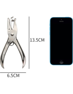 Perforador de Agujeros TENOC PPHS01SL Acero 6mm Oficina 2