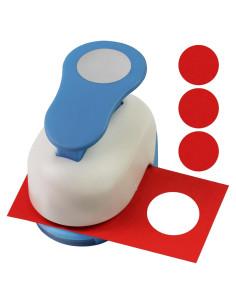 Perforadora circular manualidades ECOHU 1 pulgada papel