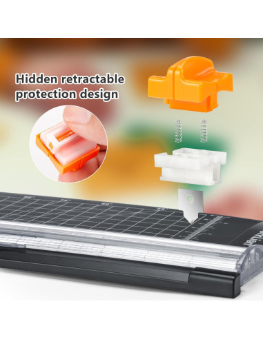 Cortadora de Papel WORKLION A4 Portátil 35.8cm 0.16kg