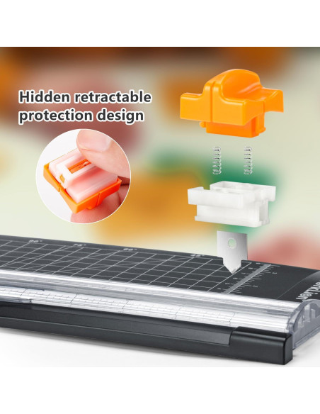 Cortadora de Papel WORKLION A4 Portátil 35.8cm 0.16kg