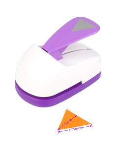 Perforadora manual Wsyhomie 5.08 cm Triángulo 0.30 kg 2