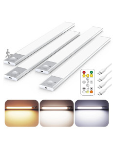 Luces LED Bajo Gabinete Skairipa 30cm Inalámbricas Recargables