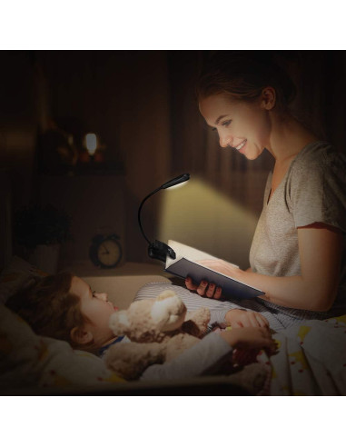 Luz de Lectura Vekkia BK-07 Recargable LED Cálido 60 Horas