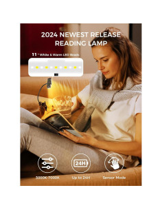 Lámpara de Lectura Smiling Shark SJ-D8 LED Recargable 1200mAh 2