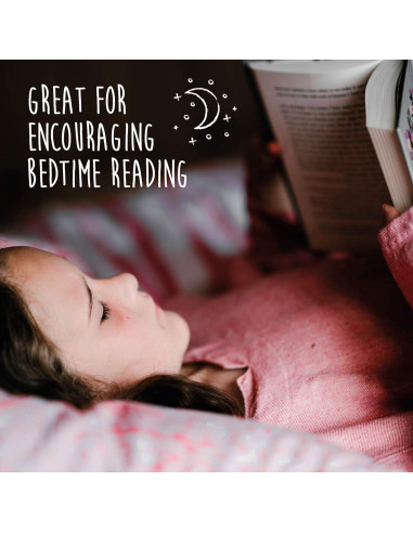 Luz de Libro LED IF Púrpura con Brazo Ajustable