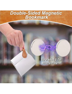 Set de 4 Marcadores Magnéticos de Cuero Mity Rain Vintage 2