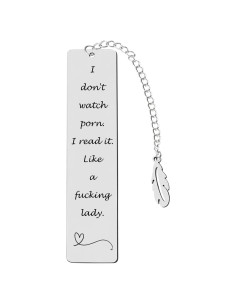 Marcador de Acero Inoxidable Teniinet 13cm con Grabado Divertido