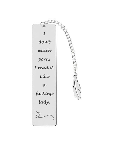 Marcador de Acero Inoxidable Teniinet 13cm con Grabado Divertido