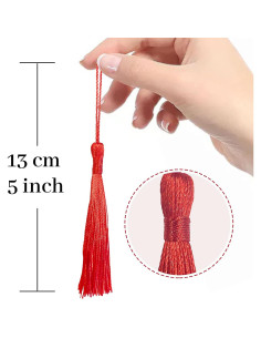 Borlas Suaves Creatrill 100 Pcs 13 cm Multicolor para DIY 2