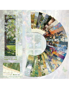 120 Marcadores de Página de Arte Van Gogh y Monet - Multicolor 2