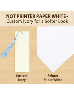 Kit de 75 Marcadores en Blanco KaloTidy con Borlas Coloridas 2