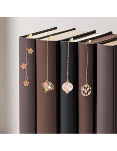 Juego de 4 Marcadores de Metal HFZRZFH - Diseño Floral 2