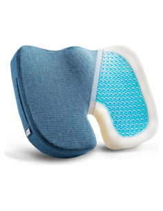 Cojín de Asiento DR.DREAM Espuma de Memoria Gel 46.5x35.5cm