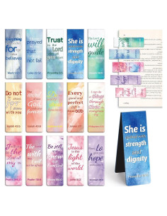 Marcadores Magnéticos Tumwisk 15PCS Citas Bíblicas Coloridos