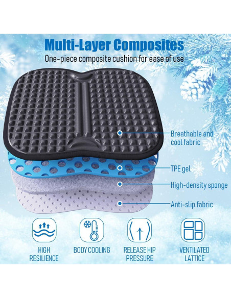 Cojín de Gel Refrigerante Ohaayoo NJZD-2024 para Alivio de Presión