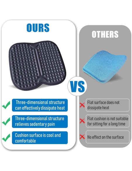 Cojín de Gel Refrigerante Ohaayoo NJZD-2024 para Alivio de Presión
