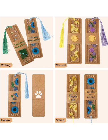 Soporte de Marcador Fumete 50 Piezas 15 x 4.5 cm Kraft