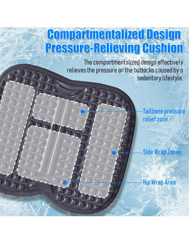 Cojín de Gel Refrigerante Ohaayoo NJZD-2024 para Alivio de Presión