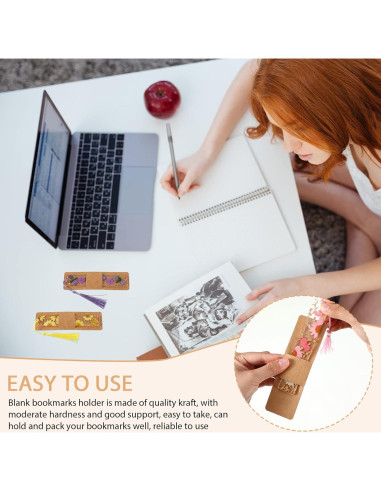 Soporte de Marcador Fumete 50 Piezas 15 x 4.5 cm Kraft