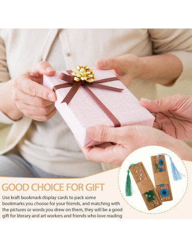 Soporte de Marcador Fumete 50 Piezas 15 x 4.5 cm Kraft