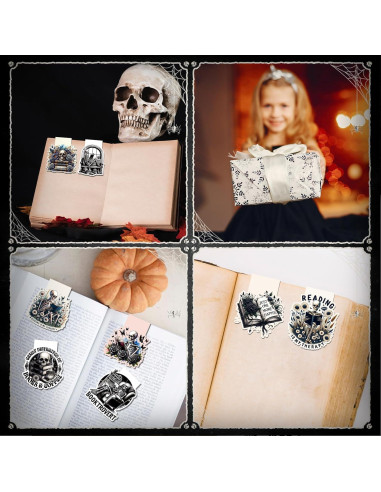 Marcadores Magnéticos de Calavera Wxiben - 8 Pcs