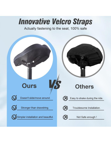 Cojín de Asiento de Bicicleta Zacro AKZABS2001 - Gel Acolchado