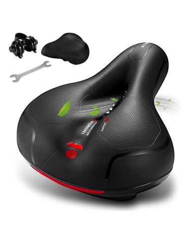 Cojín de Asiento de Bicicleta LCYMD Impermeable 24.6x20.3cm