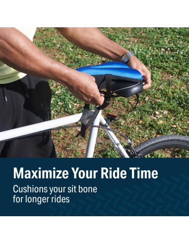 Funda de Asiento de Bicicleta Bikeroo Gel Estrecha - 27.9x17.8 cm