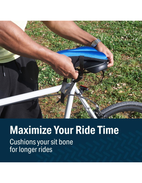 Funda de Asiento de Bicicleta Bikeroo Gel Estrecha - 27.9x17.8 cm