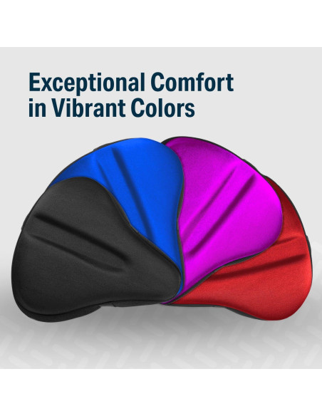 Funda de Asiento de Bicicleta Bikeroo Gel Estrecha - 27.9x17.8 cm