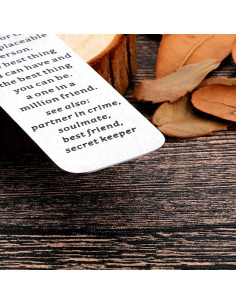 Marcador de Amistad Fleure Esme Plata 40.8g Regalo Único 2