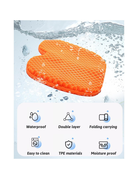 Cojín de Asiento Antideslizante XSIUYU para Kayak 39.9x32cm