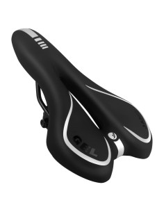 Asiento de Bicicleta Gel MSDADA Impermeable Unisex 28x17 cm