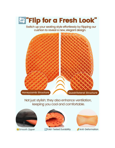 Cojín de Asiento Antideslizante XSIUYU para Kayak 39.9x32cm