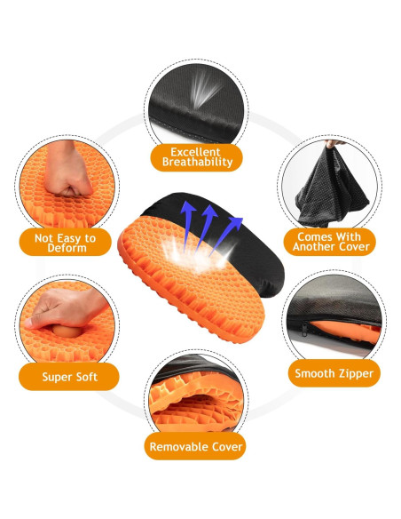 Cojín de Asiento Antideslizante XSIUYU para Kayak 39.9x32cm