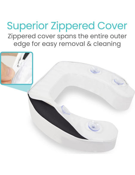 Cojín Elevador para Inodoro Vive - Espuma Acolchada 5.08 cm