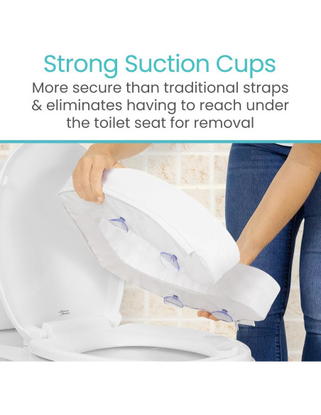 Cojín Elevador para Inodoro Vive - Espuma Acolchada 5.08 cm