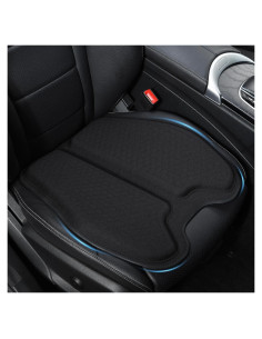 Cojín de Gel Antideslizante Binsheo para Asiento - Negro